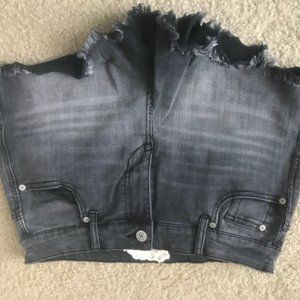 Altar'd State Black Jean Shorts